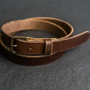 1" Leather Belt - Personalized Leather Belt