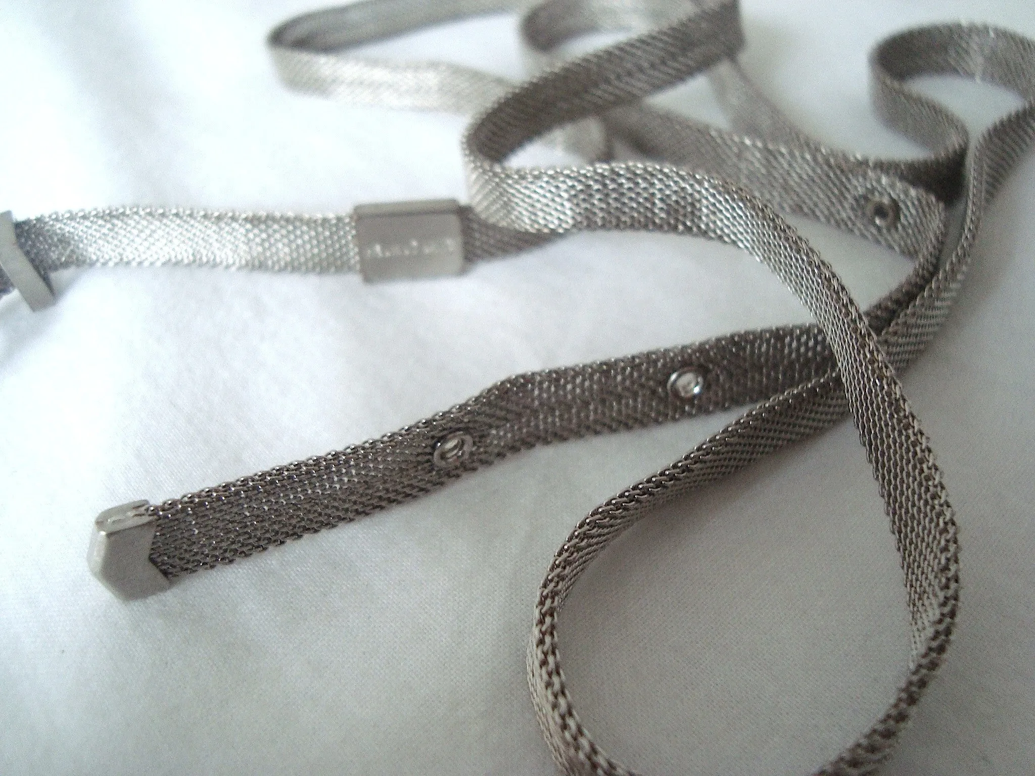 2004 Woven Metal Chain Belt