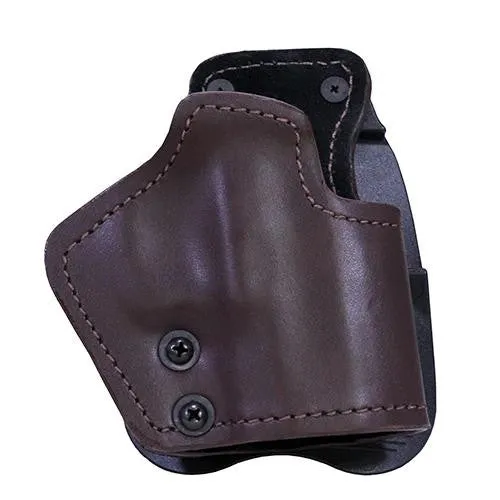 3 Layer Synthetic Leather Paddle Holster - Taurus Millenium, Brown, Right Hand