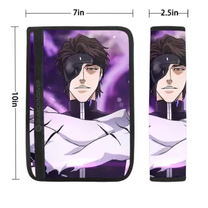 Aizen Sosuke Seat Belt Covers Custom Bleach Anime Car Accessories