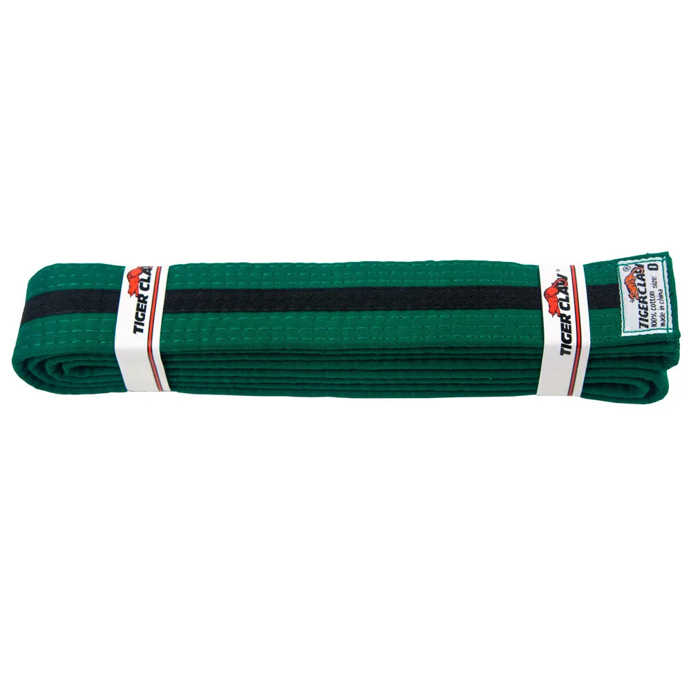 Belt - Green with Black Stripe