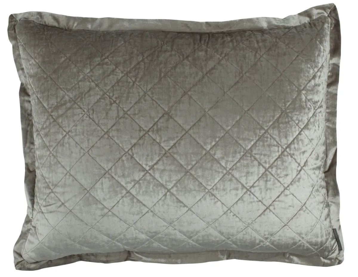 Chloe Ice Silver Velvet Bedding by Lili Alessandra