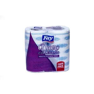 FAY DECORE TISSUE PRINTED TWIN PACK