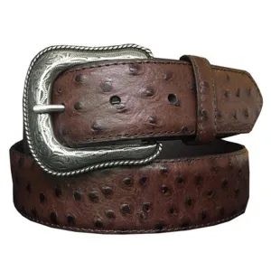 Gem Dandy Men's Ostrich Western Belt