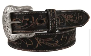 Gem Dandy Men's Roper Tooled Leather Belt