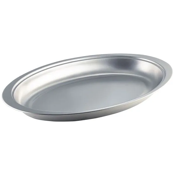 GenWare Stainless Steel Oval Banqueting Dish 50cm/ 20" pack of 1