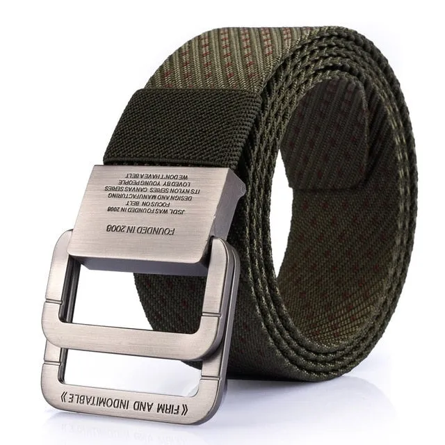 High Quality Canvas Tactical Military Looped Strap Belts