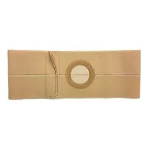 Nu-Form Beige Support Belt 4" Center Opening 5" Wide 32" - 35" Waist Medium