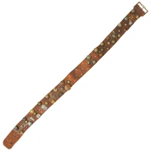 Original U.S. Spanish-American War Hate Belt Made with 44 U.S., Cuban, & Spanish Buttons