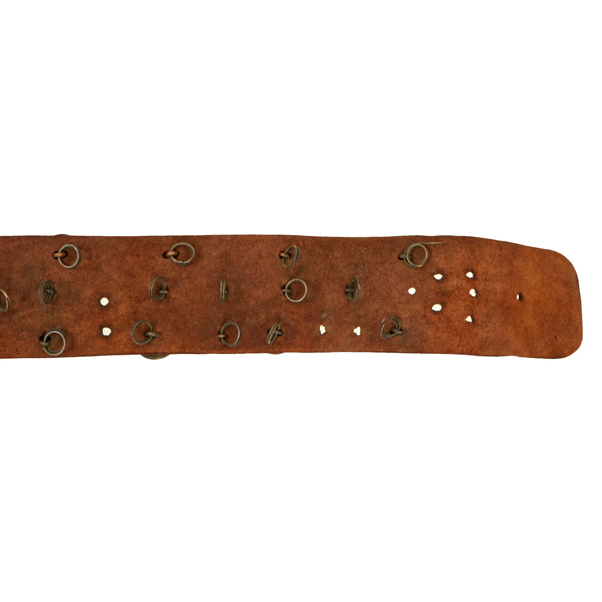 Original U.S. Spanish-American War Hate Belt Made with 44 U.S., Cuban, & Spanish Buttons