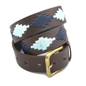 PIONEROS Polo Belt - Wide Argentinian - 181 Navy/Blue