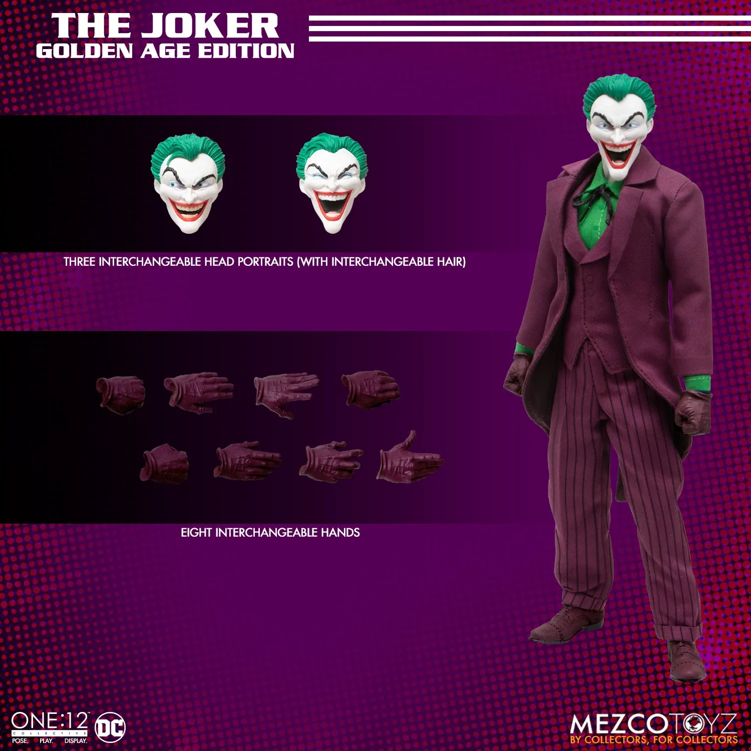 **Pre Order**Mezco One 12 Golden Age Joker Action Figure