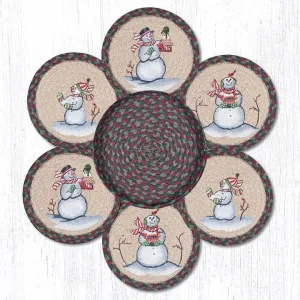 Snowman Trivet/Basket Set