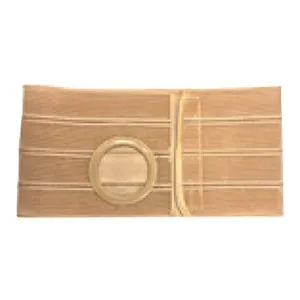 Special Nu-Form Beige Support Belt 2-1/2" Center Opening 3" Double Layer Auxillary Rear 5" Wide, Medium, Right