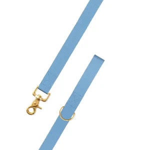 Textured Light Blue Belgian Surcingle Dog Leash