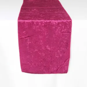 Velvet Table Runner - Magenta